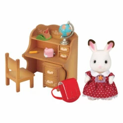 Sylvanian Families Sylvanian Family 5016 : Fillette Lapin Chocolat Dans Le Bureau