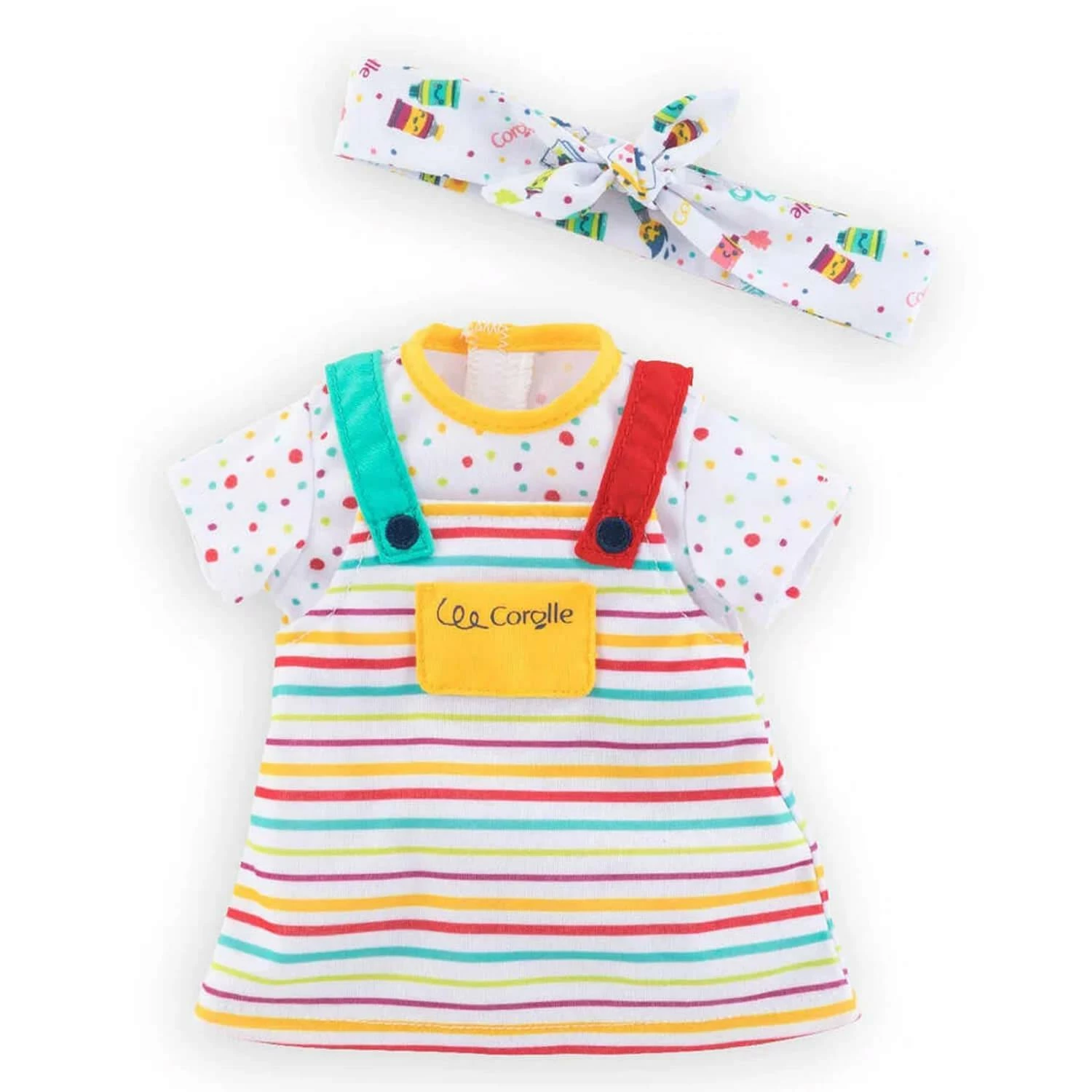 Vêtement Pour Poupée Ma Corolle 36 Cm : Robe Et Bandeau Petit Artiste