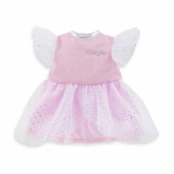 Vêtement Pour Poupée Ma Corolle 36 Cm : Robe Rose à Paillettes
