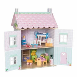 Le Toy Van Maison De Poupée En Bois : Maison Joli Coeur Rose