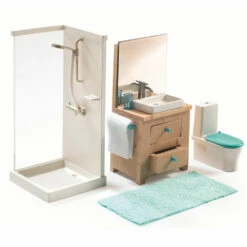 Djeco Accessoire Maison De Poupées : La Salle De Bain