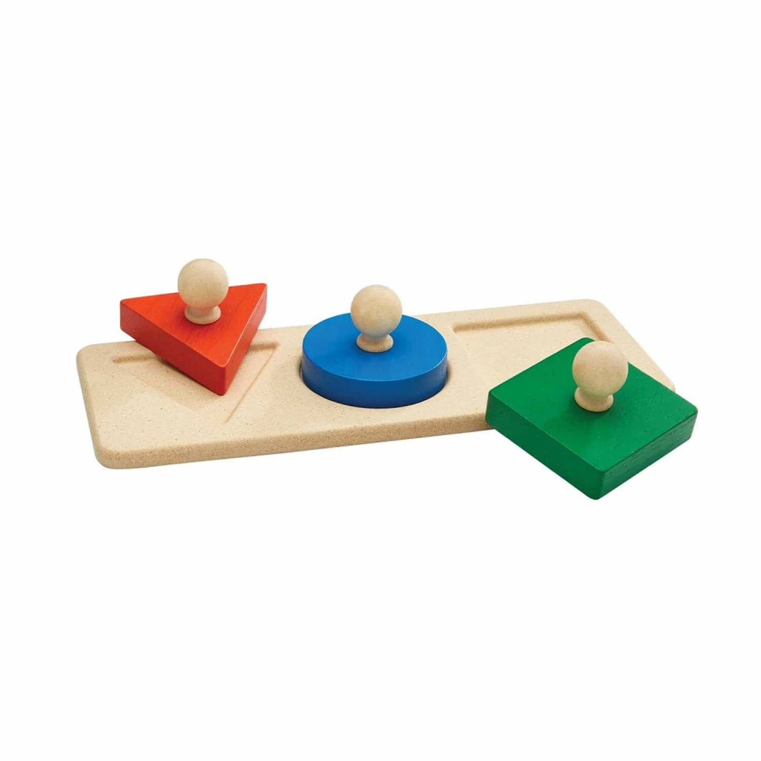 Plan Toys Encastrement 3 Formes - Méthode Montessori