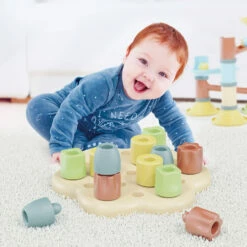 Quercetti Jeu PlayBio : Chunky Peggy