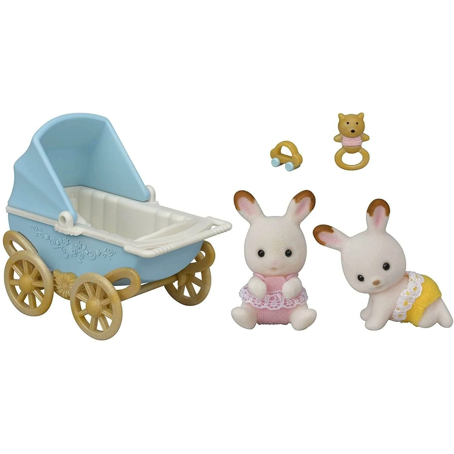 Sylvanian Families 5432 : Les Jumeaux Lapin Chocolat – Image 2