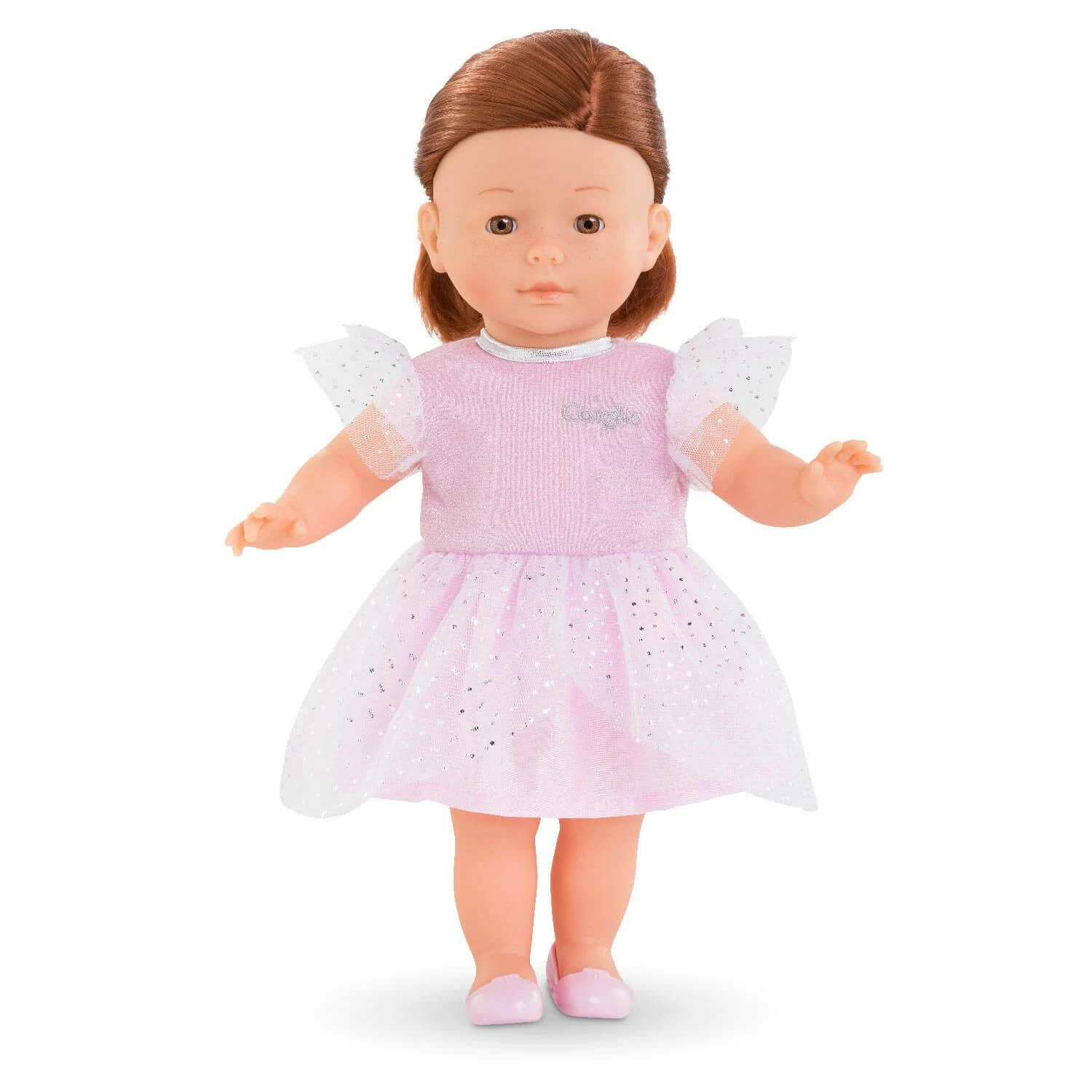 Vêtement Pour Poupée Ma Corolle 36 Cm : Robe Rose à Paillettes – Image 2