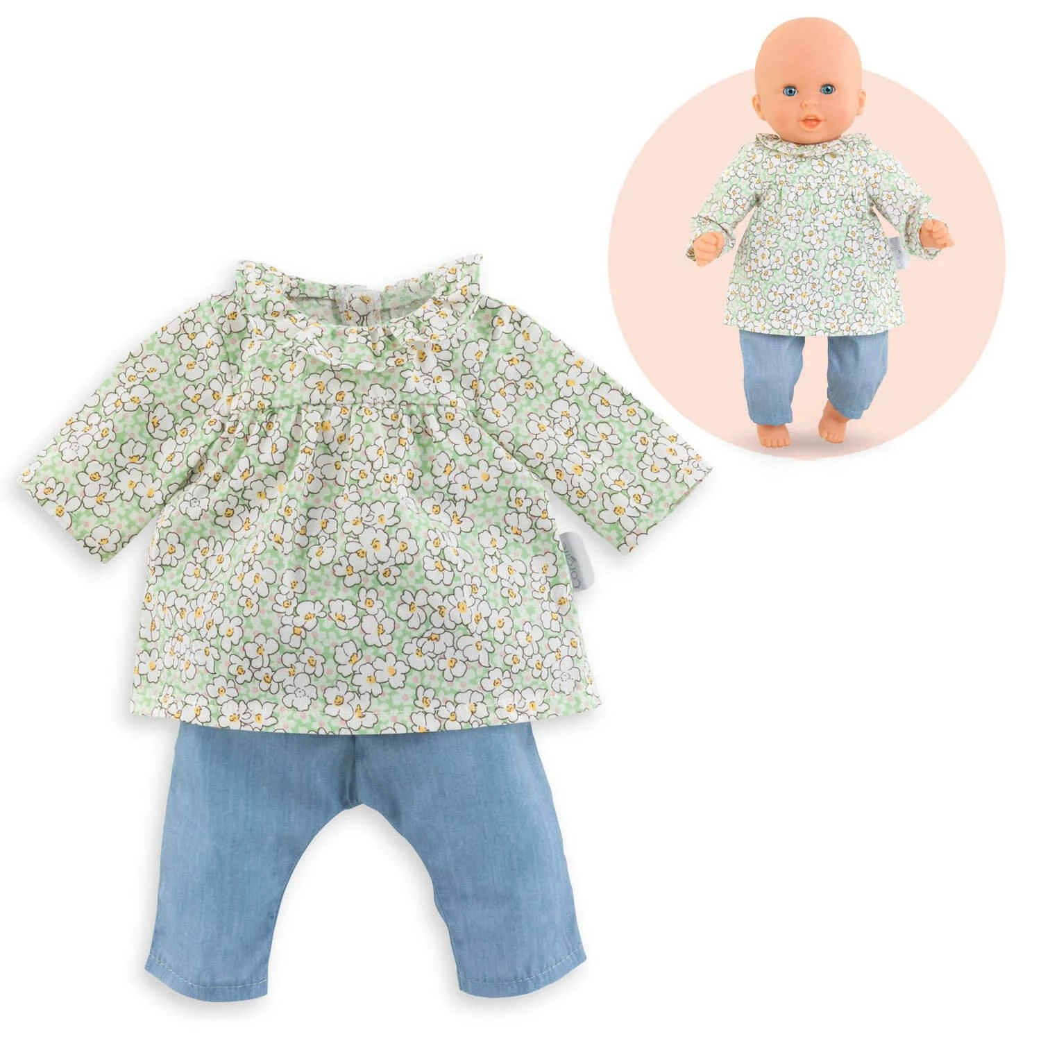 Corolle VĂȘtements Pour Petit Poupon 30 Cm : Blouse Et Pantalon â Image 2