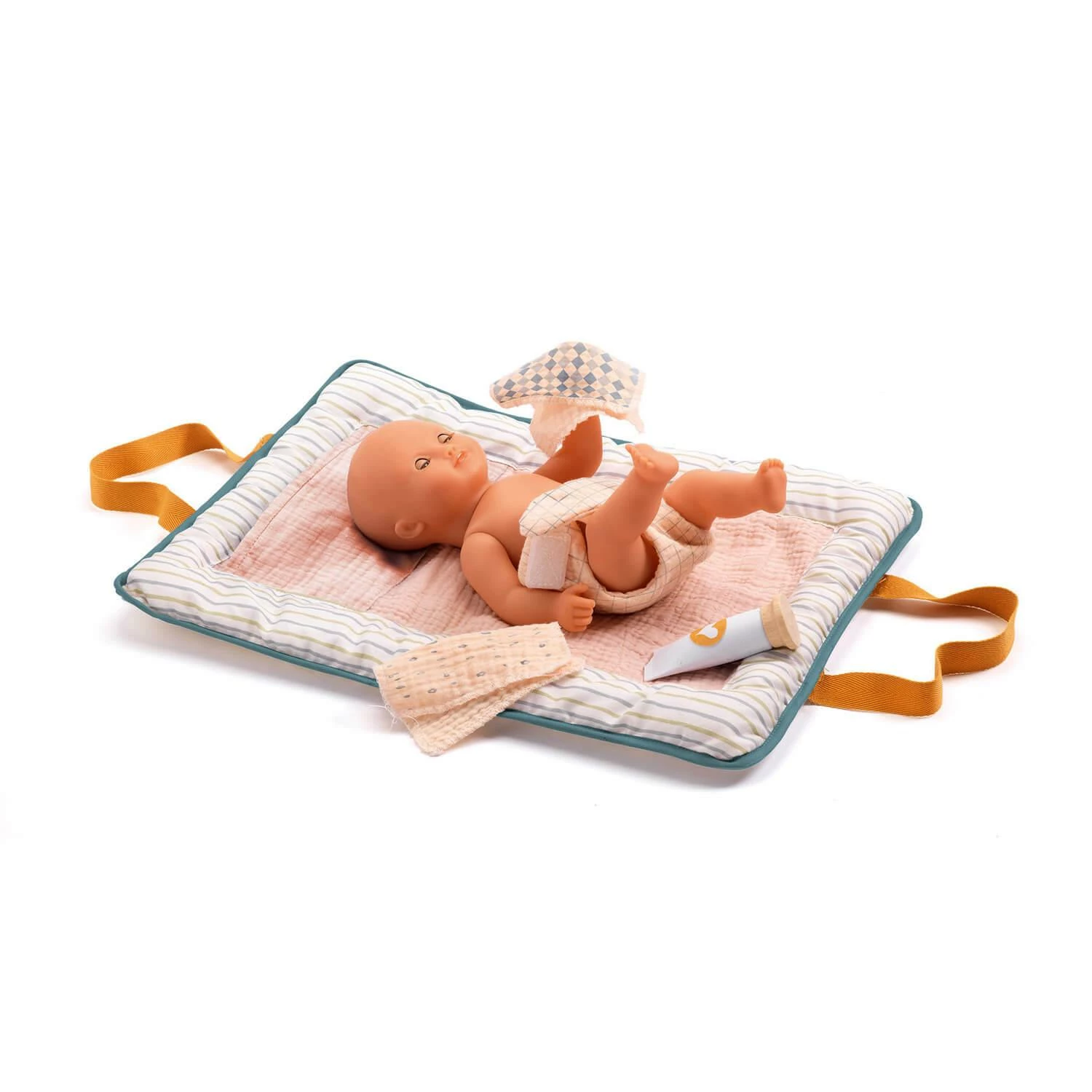 Djeco Accessoires Pour Poupée : Sac à Langer Blue Fly – Image 3