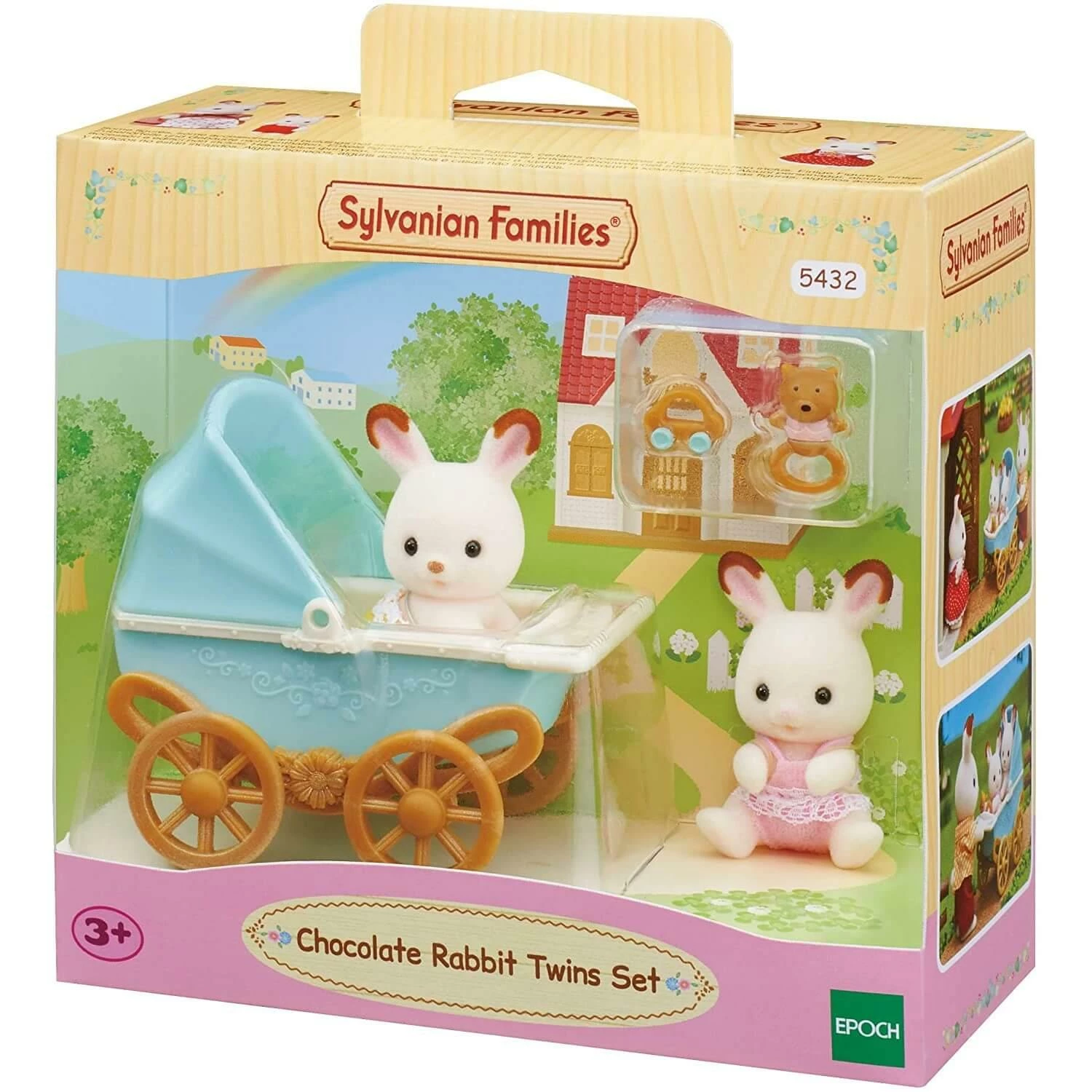 Sylvanian Families 5432 : Les Jumeaux Lapin Chocolat – Image 3