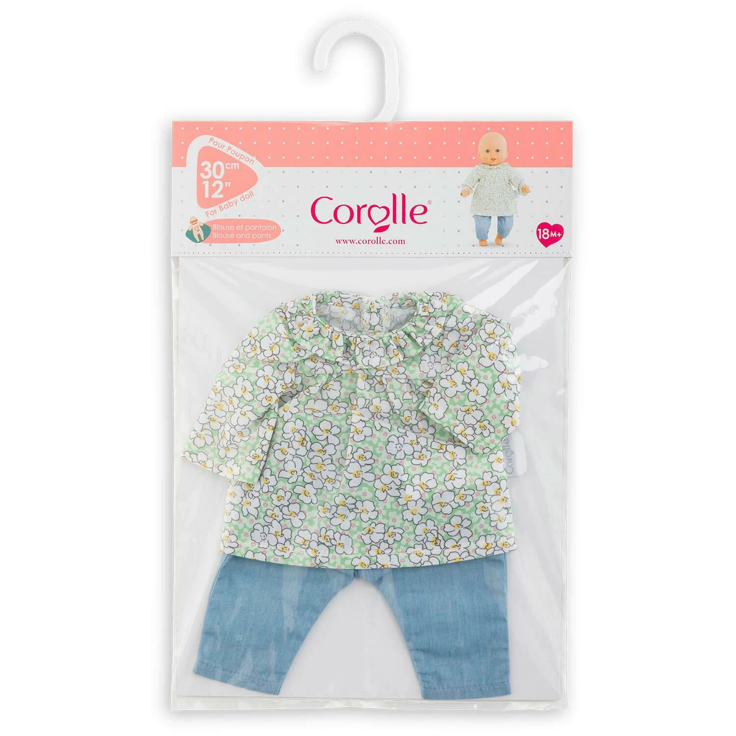 Corolle VĂȘtements Pour Petit Poupon 30 Cm : Blouse Et Pantalon â Image 5
